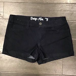 Dark Blue Denim Shorts